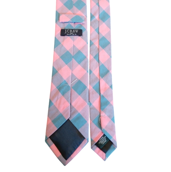 J. CREW Mens Plaid Tie - Picture 3 of 5